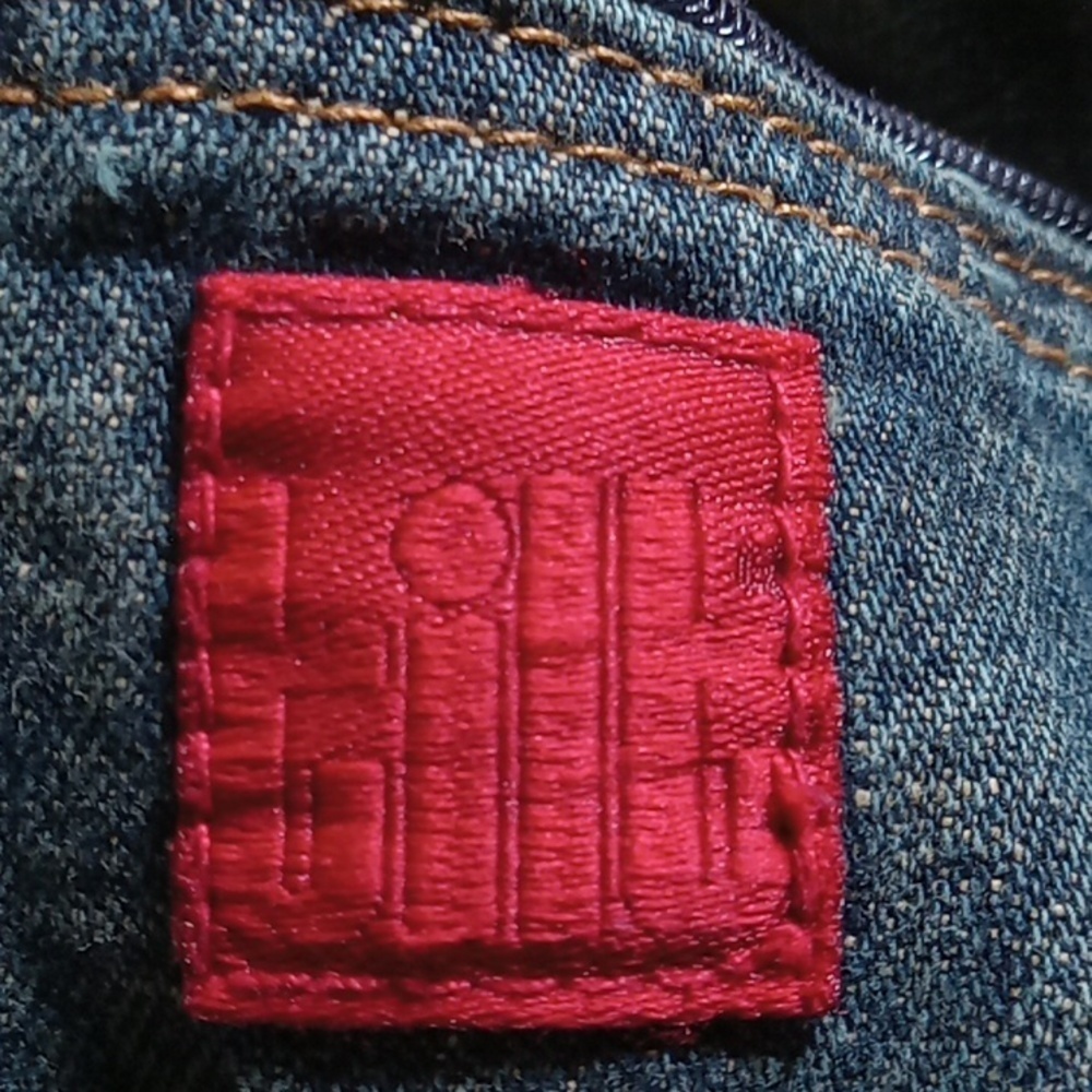 (136)  Tilt  small denim purse - Picture 3 of 7